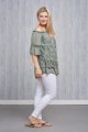 Belle Love Italy Silk Mix Top