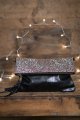Belle Love Italy Sparkle Leather Clutch