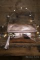 Belle Love Italy Metallic Tassle Clutch Bag