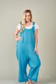 Belle Love Italy Lucca Linen Dungarees