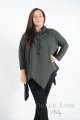 Belle Love Italy Hallie Cowl Neck Jersey Tunic