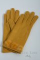 Belle Love Italy Maisie Faux Suede Pom Pom Gloves