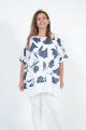 Belle Love Italy Quinn Floral Tunic Top