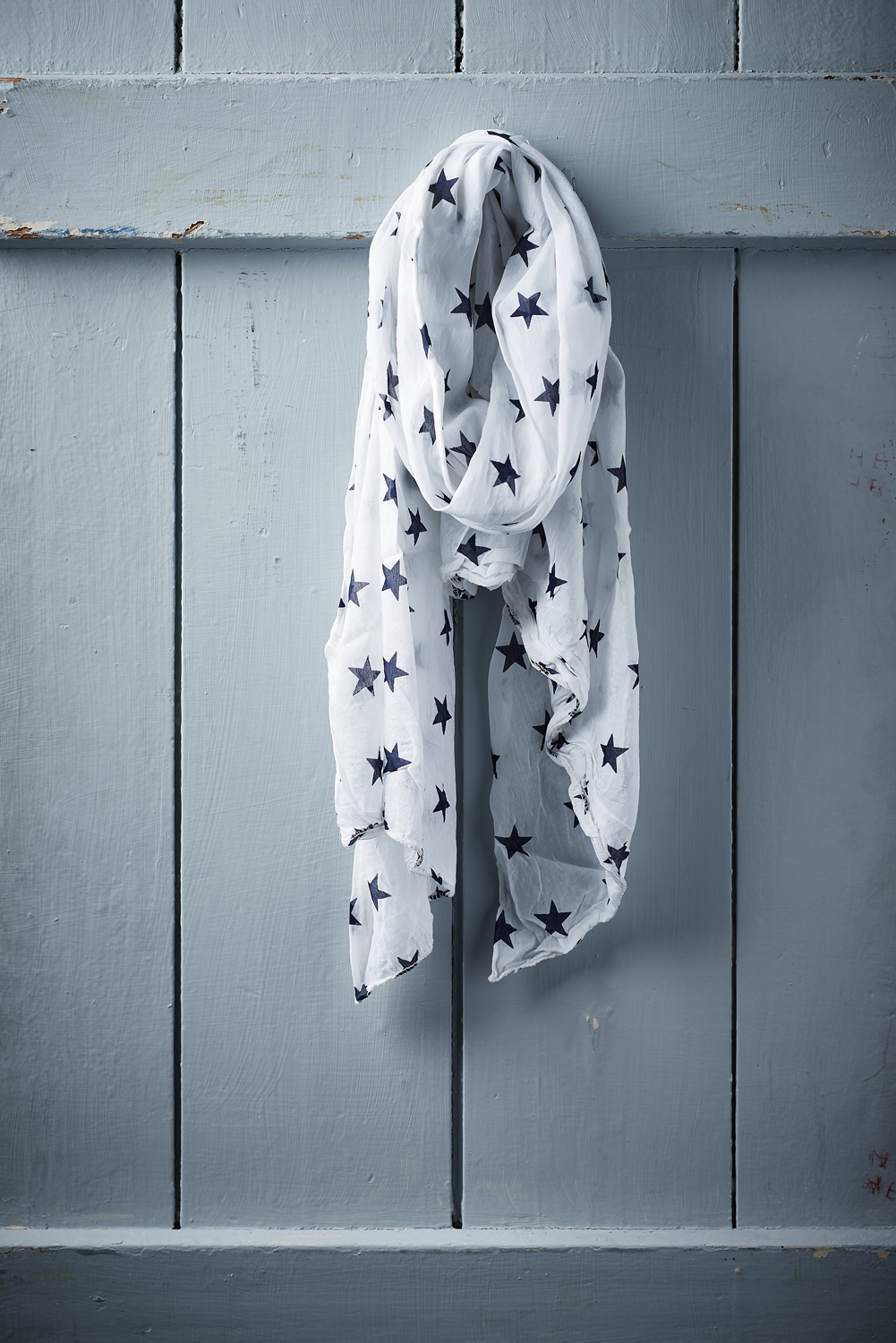 Belle Love Italy Small Star Print Silk Mix Scarves